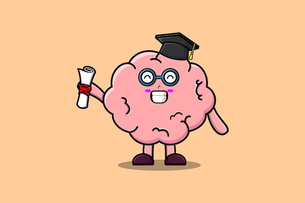 Funny brain person image